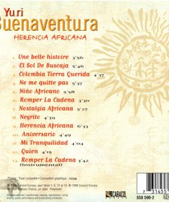 Alternative view of Yuri Buenaventura - Herencia Africana (CD, Album) (Near Mint (NM or M-))
