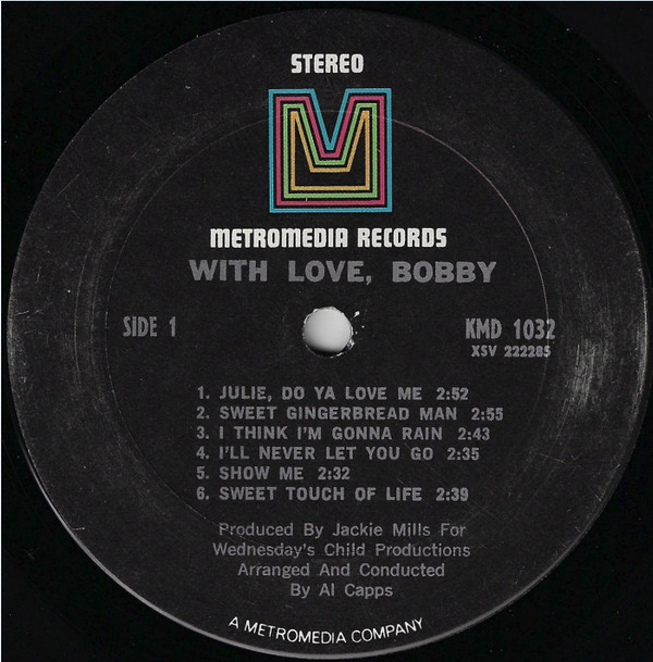 Bobby Sherman - With Love, Bobby (LP, Album, San) (Mint (M)) - Image 5