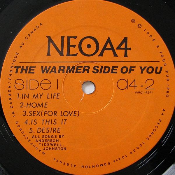 Neo A4 - The Warmer Side Of You (LP, Album) (Mint (M)) - Image 3