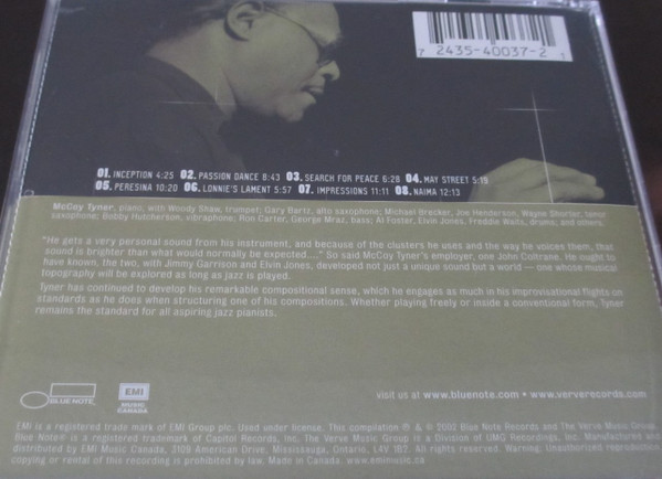 McCoy Tyner - The Definitive McCoy Tyner (CD, Album, Comp) (Mint (M)) - Image 3