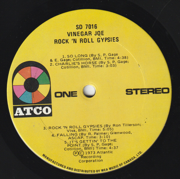 Vinegar Joe - Rock 'N Roll Gypsies (LP, Gat) (Mint (M)) - Image 3
