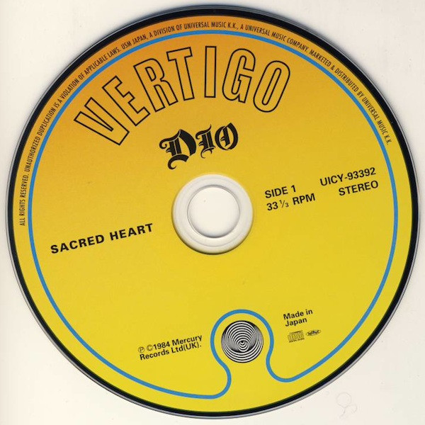 Dio (2) - Sacred Heart (CD, Album, RE, RM, Min) (Near Mint (NM or M-)) - Image 4