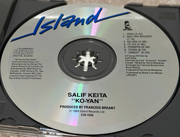 Salif Keita - Ko-Yan (CD, Album) (Near Mint (NM or M-)) - Image 4