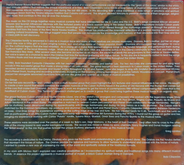 Bobi Céspedes - Rezos (CD, Album, Dig) (Near Mint (NM or M-)) - Image 4