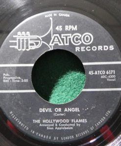 The Hollywood Flames - Devil Or Angel (7", Single) (Very Good Plus (VG+))