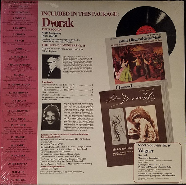 Antonín Dvořák - The New World - Ninth Symphony (LP, Album) (Mint (M)) - Image 2