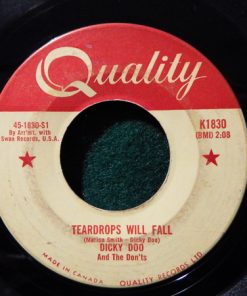 Dicky Doo & The Don'ts - Teardrops Will Fall (7") (Very Good Plus (VG+))