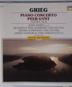 Edvard Grieg - The Budapest Philharmonic Orchestra, Wiener Symphoniker, Janos Sandor, Yuri Ahronovitch - Piano Concerto / Peer Gynt Suites 1 & 2 (CD, M/Print) (Near Mint (NM or M-))