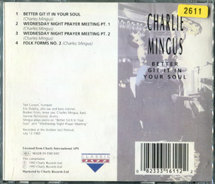 Charles Mingus - Better Git It In Your Soul (CD, Album) (Near Mint (NM or M-)) - Image 2