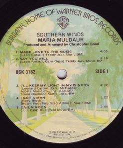 Maria Muldaur - Southern Winds (LP, Album, Win) (Mint (M)) - Image 3