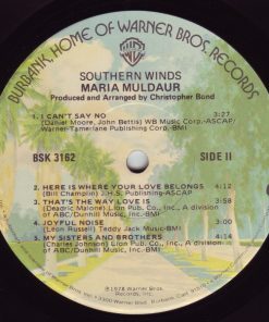 Maria Muldaur - Southern Winds (LP, Album, Win) (Mint (M)) - Image 4