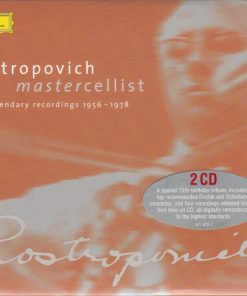 Mstislav Rostropovich - Mastercellist (Legendary Recordings 1956-1978) (2xCD, Comp, Mono, RM) (Near Mint (NM or M-))