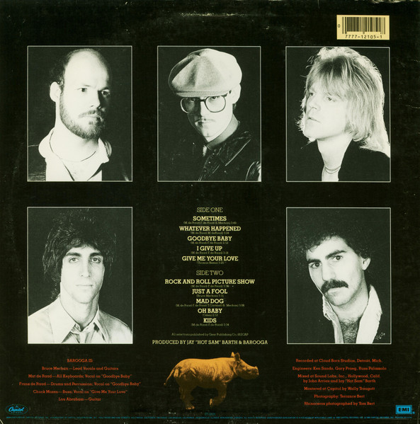 Barooga - Running Alone (LP, Album, Win) (Mint (M)) - Image 2