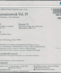 Alternative view of Johann Sebastian Bach - Das Kantatenwerk (Complete Cantatas) BWV 73-75 (CD, Album, RE, RM) (Near Mint (NM or M-))