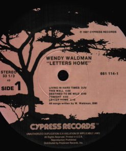 Alternative view of Wendy Waldman - Letters Home (LP, Album, 49 ) (Mint (M))