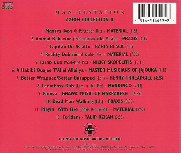 Various - Manifestation - Axiom Collection II (CD, Comp) (Near Mint (NM or M-)) - Image 2