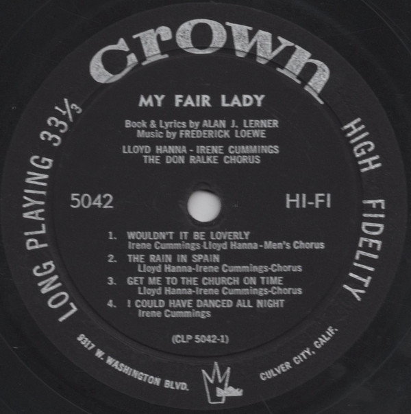 Various - My Fair Lady (LP) (Mint (M)) - Image 3