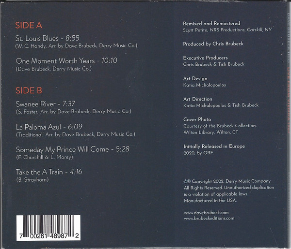 The Dave Brubeck Trio - Live From Vienna (CD, Album) (Near Mint (NM or M-)) - Image 2
