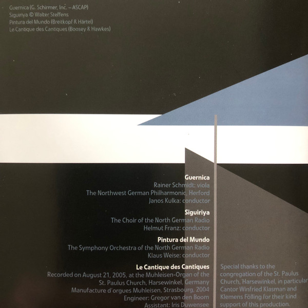 Walter Steffens - Guernica And Other Paintings (CD, Album) (Mint (M)) - Image 2