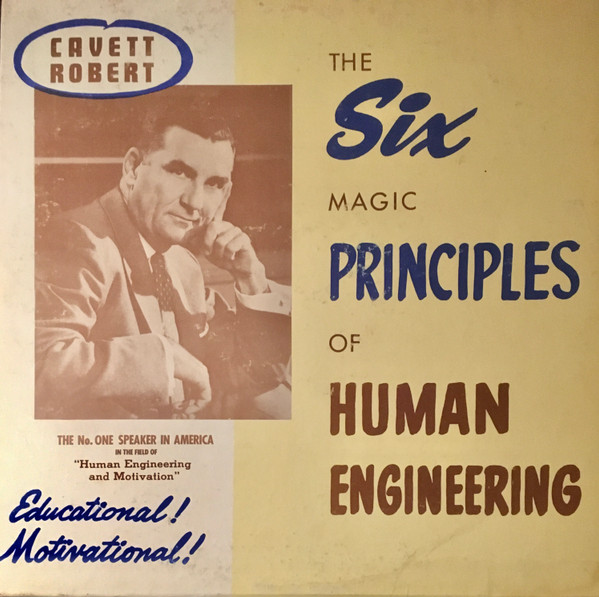 Cavett Robert - The Six Magic Principles Of Human Engineering (LP, Album) (Mint (M))