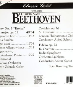Alternative view of Ludwig van Beethoven - Symphony No. 3 "Eroica" / Coriolan / Fidelio (CD, Comp) (Near Mint (NM or M-))