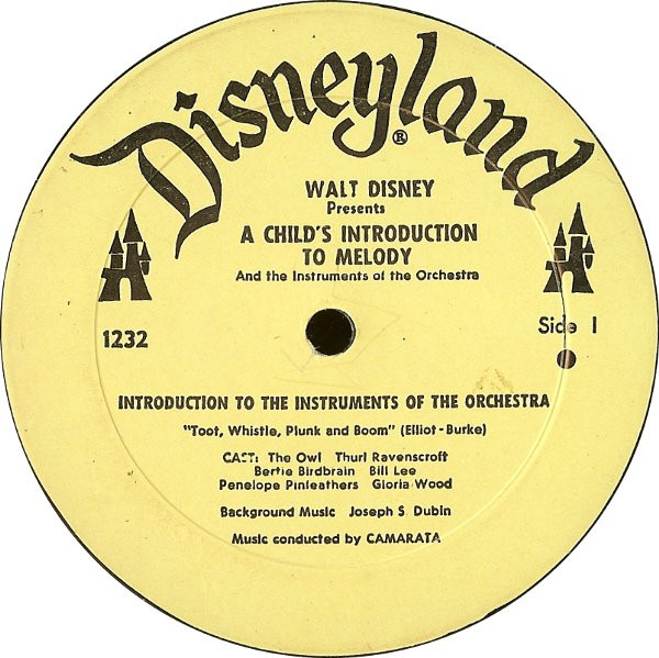 Various - Walt Disney Presents: A Child's Introduction To Melody And The Instruments Of The Orchestra (LP) (Mint (M)) - Image 3