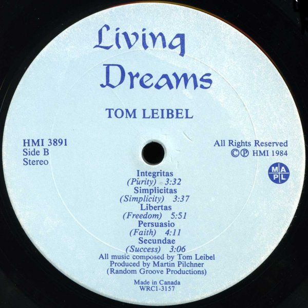 Tom Leibel - Living Dreams (LP, Album) (Mint (M)) - Image 3