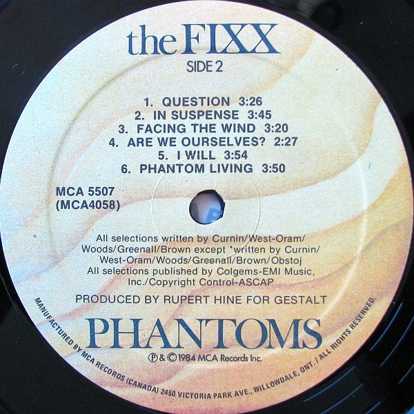The Fixx - Phantoms (LP, Album) (Mint (M)) - Image 4