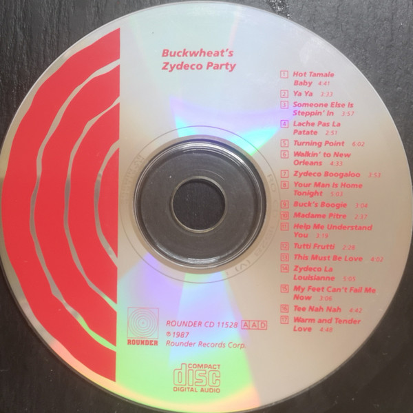 Buckwheat Zydeco - Buckwheat's Zydeco Party (CD, Album, Comp) (Near Mint (NM or M-)) - Image 2