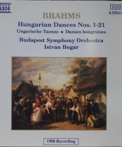 Johannes Brahms, István Bogár, Budapest Symphony Orchestra - Hungarian Dances Nos. 1 - 21 (CD, Album, RE) (Near Mint (NM or M-))