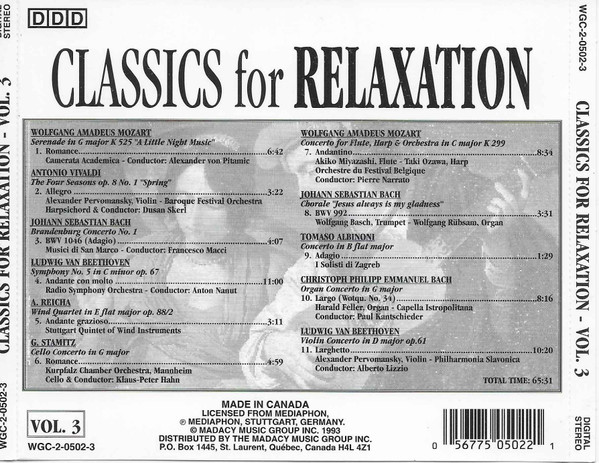 Various - Classics For Relaxation (4xCD, Comp) (Near Mint (NM or M-)) - Image 3