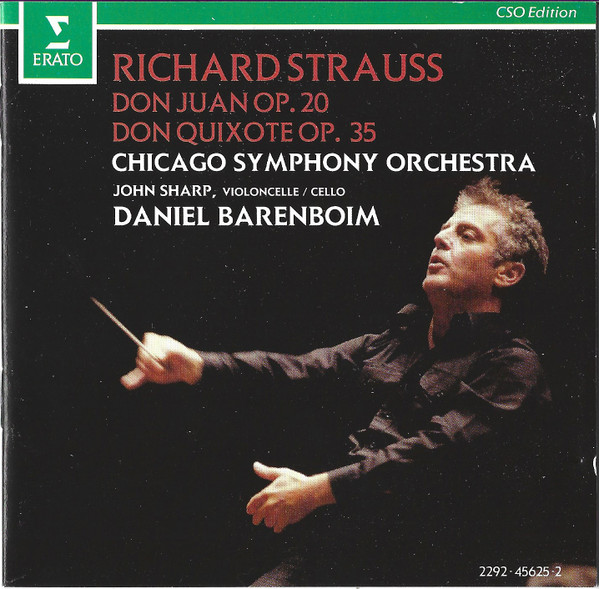 Richard Strauss / Daniel Barenboim, Chicago Symphony Orchestra - Don Juan, Op 20 / Don Quixote, Op. 35 (CD, Album) (Near Mint (NM or M-))