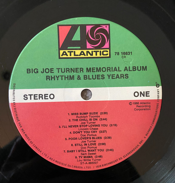 Big Joe Turner - Rhythm & Blues Years (2xLP, Comp, Gat) (Mint (M)) - Image 4