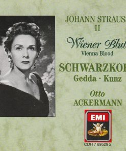 Johann Strauss Jr. – Elisabeth Schwarzkopf • Nicolai Gedda • Erich Kunz / Otto Ackermann - Wiener Blut • Vienna Blood (CD, Album, Mono, RE, RM) (Near Mint (NM or M-))