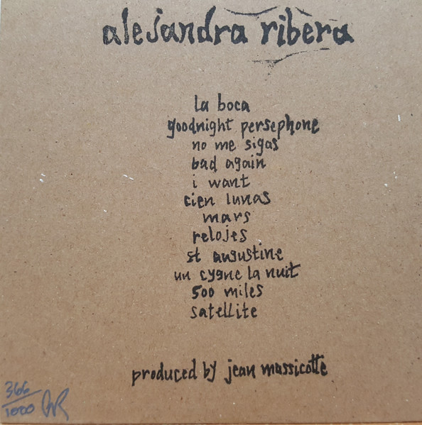 Alejandra Ribera - La Boca (CD, Album, Ltd, Num) (Near Mint (NM or M-)) - Image 4