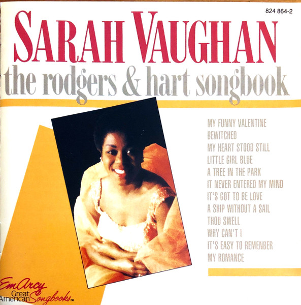 Sarah Vaughan - The Rodgers & Hart Songbook (CD, Comp, RE, RM) (Near Mint (NM or M-))