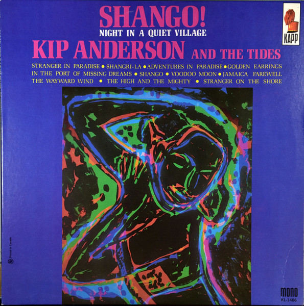 Kip Anderson And The Tides - Shango! Night In A Quiet Village (LP, Mono) (Mint (M))