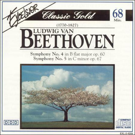 Ludwig van Beethoven - Symphony No. 4 · Symphony No. 5 (CD, Comp) (Very Good Plus (VG+))