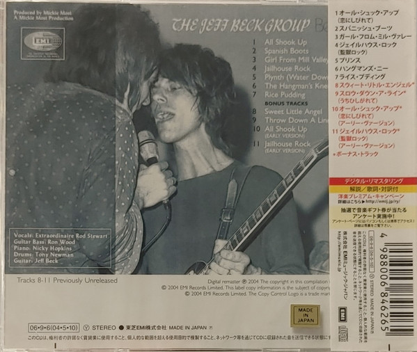 Jeff Beck Group - Beck-Ola (CD, Album, RE, RM, Obi) (Mint (M)) - Image 2