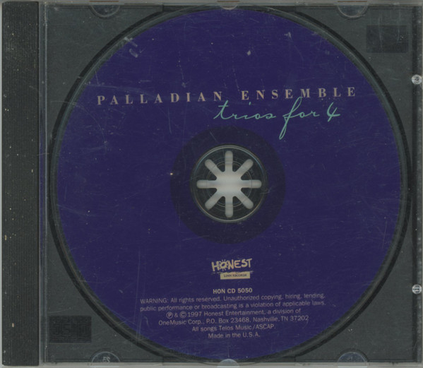 Palladian Ensemble - Trios For 4 (CD, Album) (Near Mint (NM or M-)) - Image 3