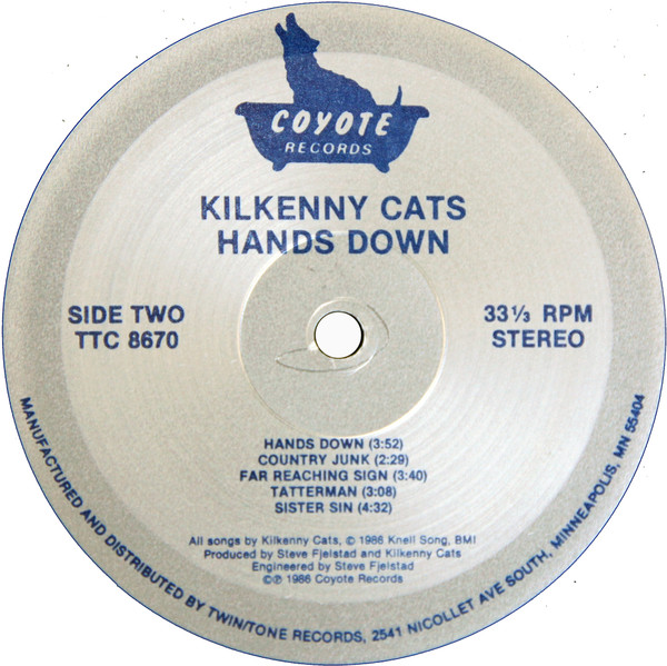Kilkenny Cats - Hands Down (LP, Album) (Mint (M)) - Image 5