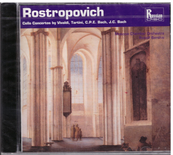 Mstislav Rostropovich - Cello Concertos By Vivaldi, Tartini, C.P.E. Bach, J.C. Bach (CD, RM) (Near Mint (NM or M-))