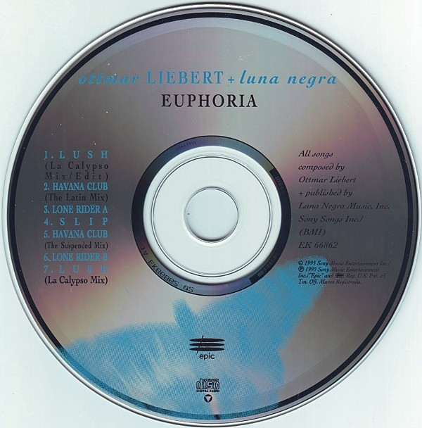 Ottmar Liebert And Luna Negra - Euphoria (CD, Ltd) (Near Mint (NM or M-)) - Image 3