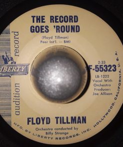 Floyd Tillman - The Record Goes 'Round b/w Whatever You Do (7", Single, Promo) (Very Good Plus (VG+))