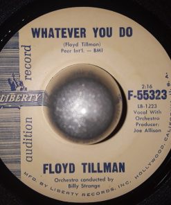 Alternative view of Floyd Tillman - The Record Goes 'Round b/w Whatever You Do (7", Single, Promo) (Very Good Plus (VG+))