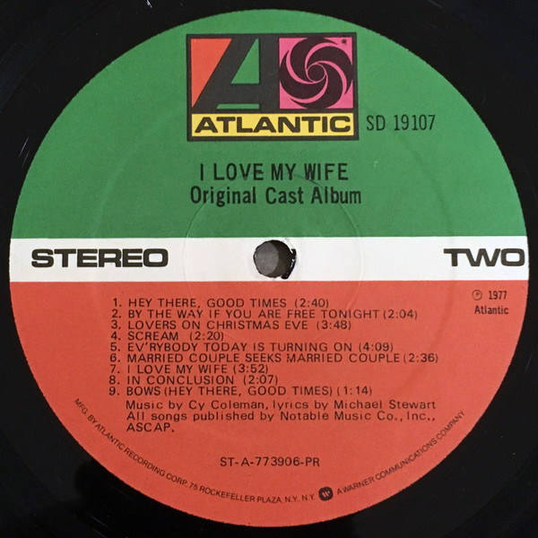 Cy Coleman, Michael Stewart (7) - I Love My Wife (LP, Album) (Mint (M)) - Image 4