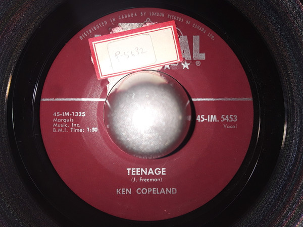 Kenneth Copeland - Teenage / Bed Of Lies (7", Single) (Very Good Plus (VG+))
