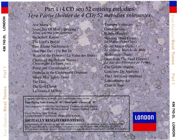 Various - Your Hundred Best Tunes Part 1 (4xCD, Comp) (Near Mint (NM or M-)) - Image 3