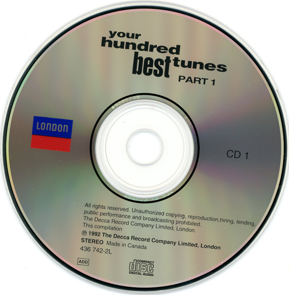 Various - Your Hundred Best Tunes Part 1 (4xCD, Comp) (Near Mint (NM or M-)) - Image 4