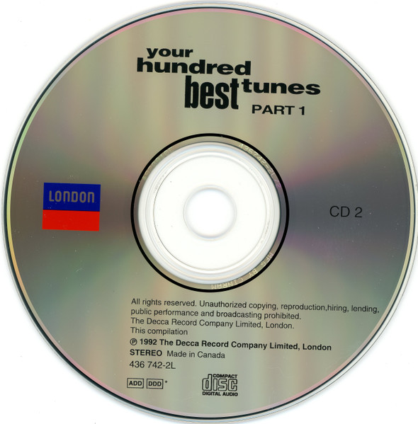 Various - Your Hundred Best Tunes Part 1 (4xCD, Comp) (Near Mint (NM or M-)) - Image 5